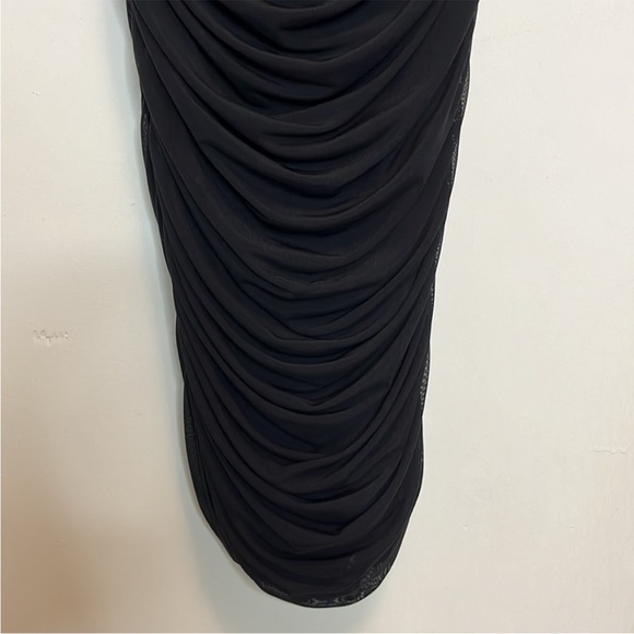 Cameo black ruched strapless bodycon dress - Picture 8 of 13